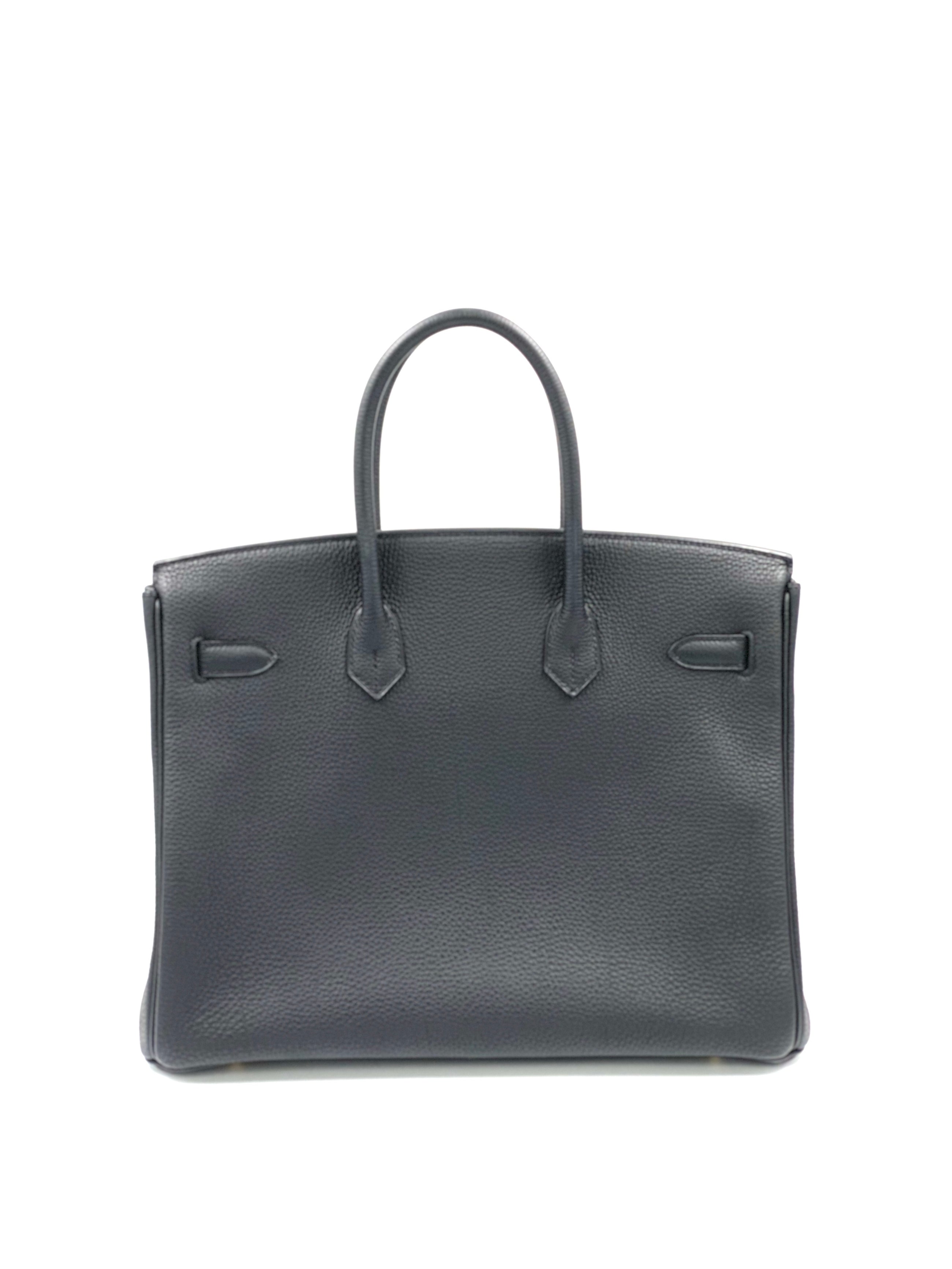 Hermes Birkin 35 Cm Veau Togo  Leder Gold Bag