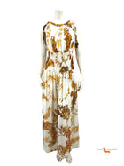 Chanel Silk Chiffon Dress  with overcoat