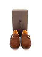 Church's Herren Wildleder Formal Business Slipper Schuhe Monkstrap odsey Braun