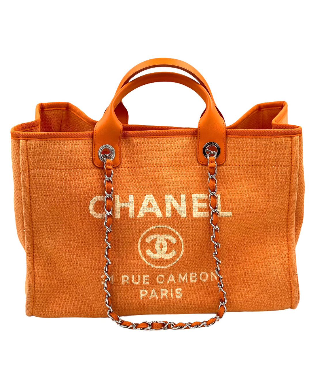Chanel Deauville Orange Bag