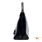Hermes Kelly 32 Black Boxcalf Bag