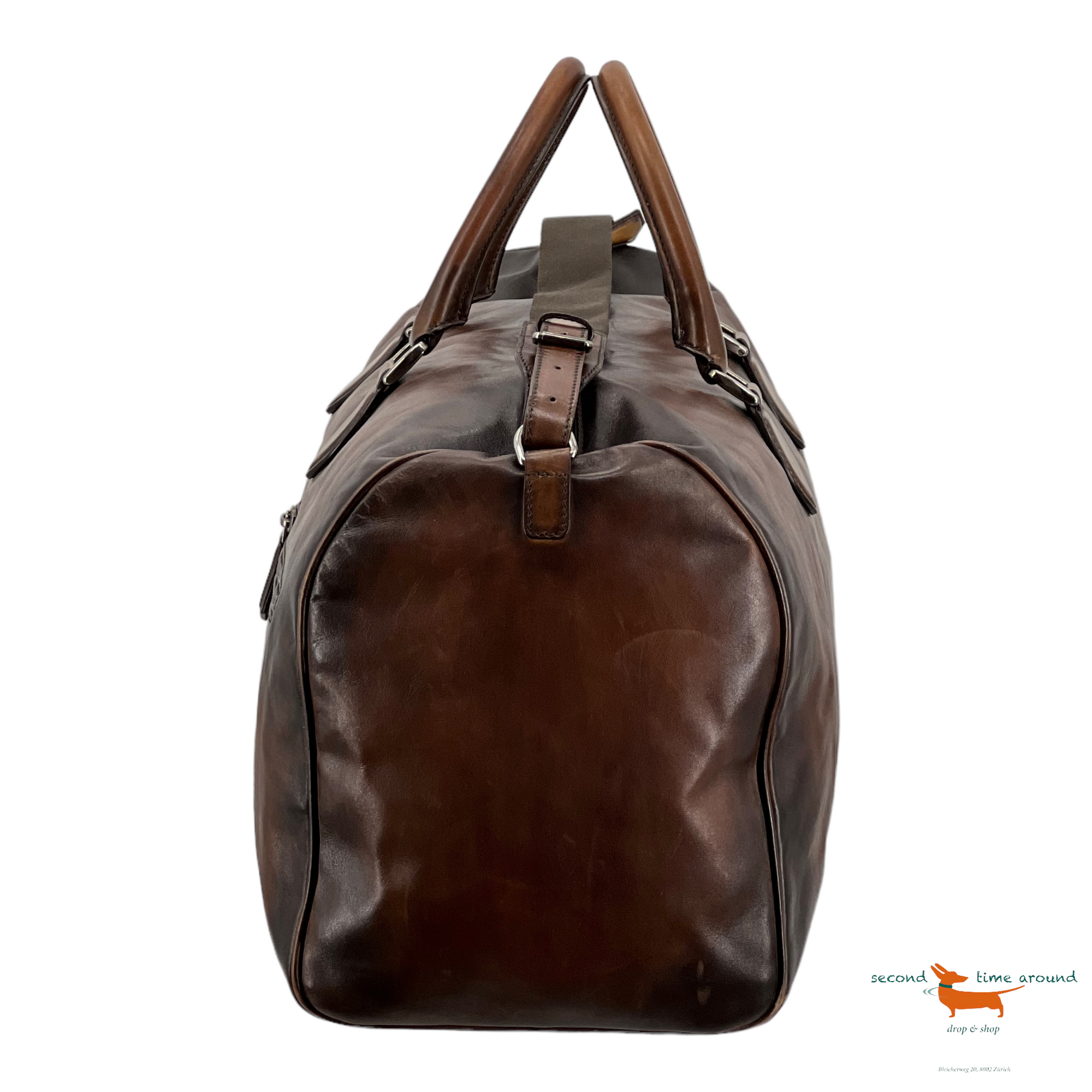 Berluti Venezia Calf Leather Duffle Bag