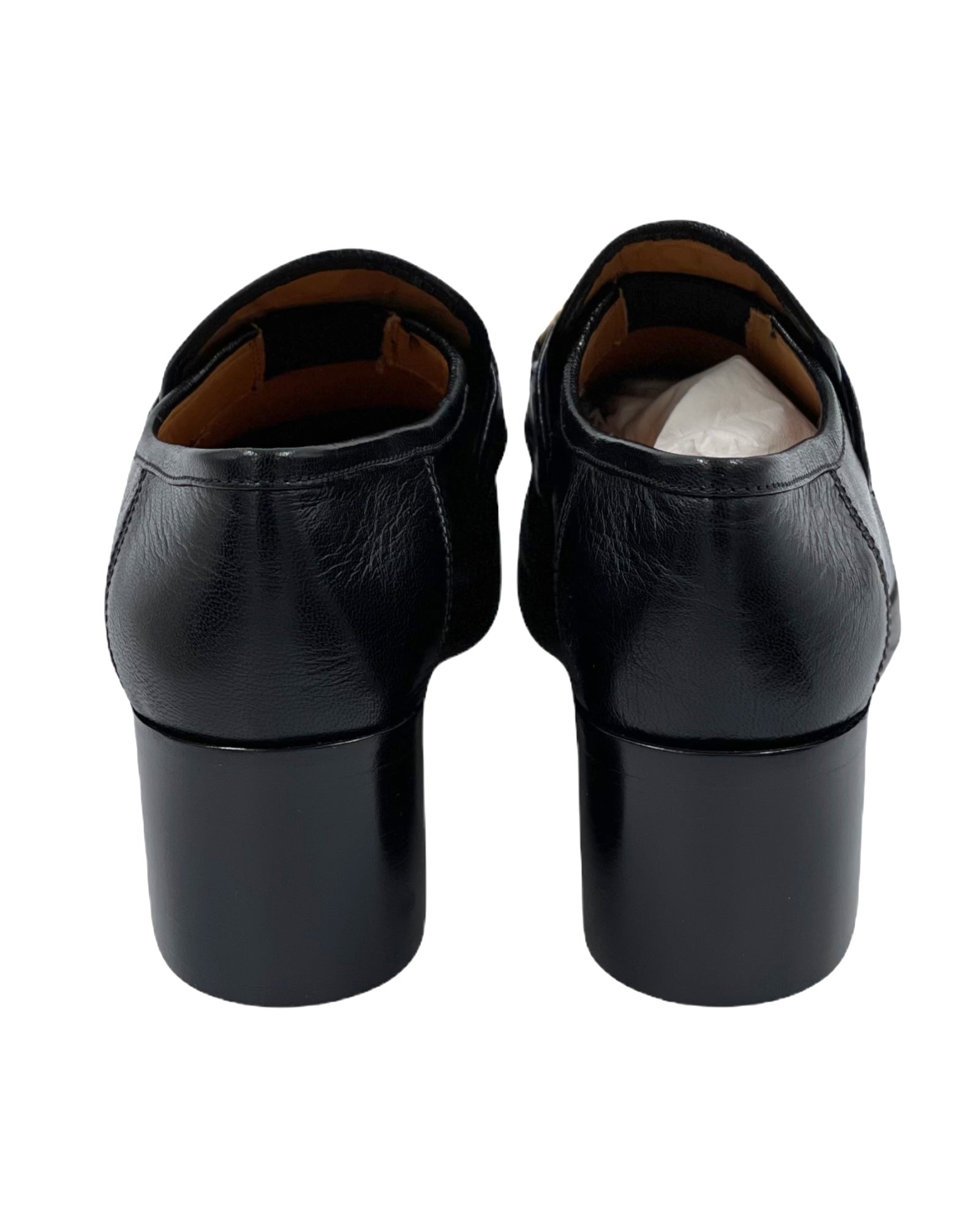 Gucci Union Jack Horsebit Loafer Heels 37.5 – Secondtimearound