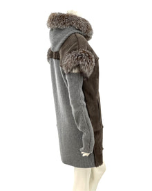 ‪ Fabiana Filippi Mantel Leder Cashmire