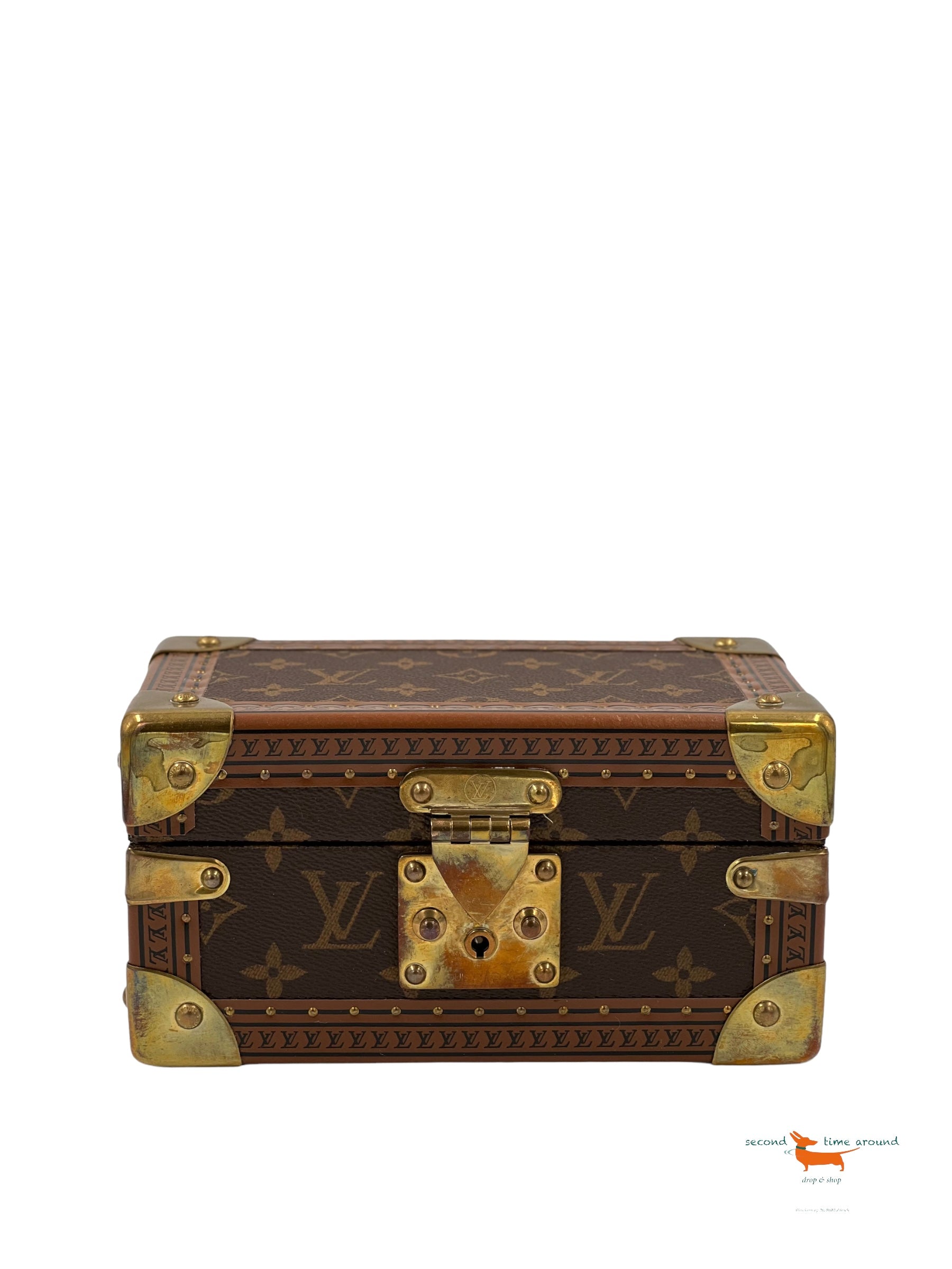 Louis Vuitton Coffret Trésor 20 Monogram Canvas Brown