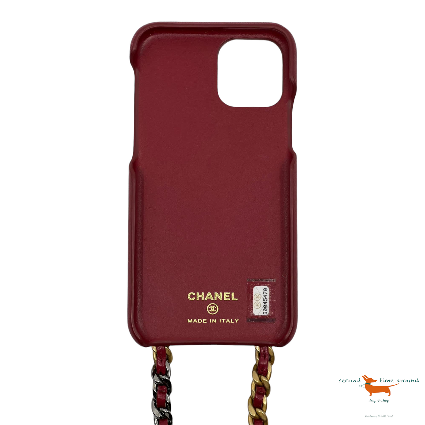 Chanel I Phone cover with chain for I phone 13
