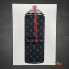 Louis Vuitton Supreme Painting Black Aerosol on Panel Campbell La Pun Unique, 2018