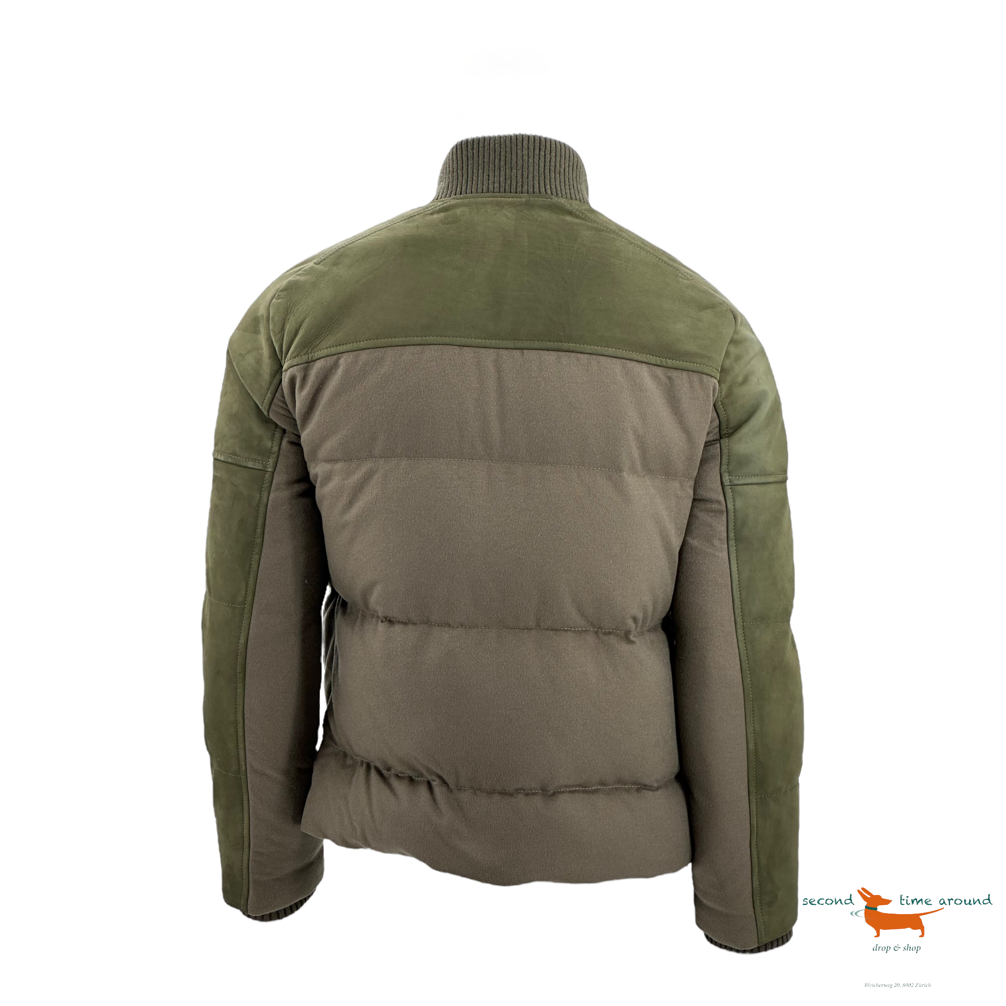 Berluti Down Cashmere Leather Jacket