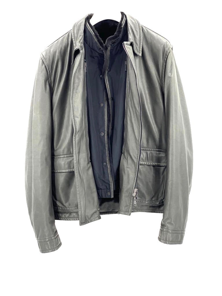 ‪ ‬Lanvin Lederjacke