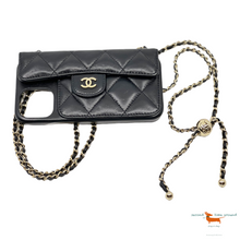 Chanel I Phone cover with chain for I phone 13 and I Phone 13 pro