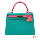Hermes Kelly II Sellier 28 Veau Epsom Bleu Paon Limited Edition Bag