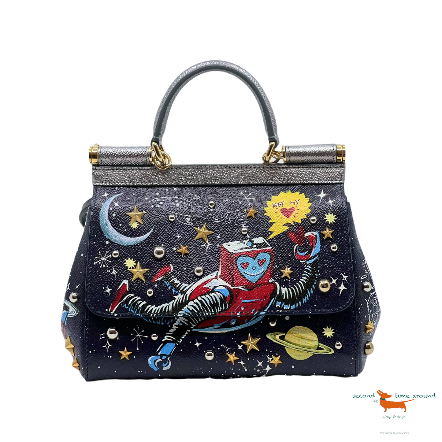 Dolce & Gabbana Astronaut Embe Miss Sicily Top Handle Bag