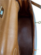 Hermes Kelly 35 Vintage Canvas & Leather