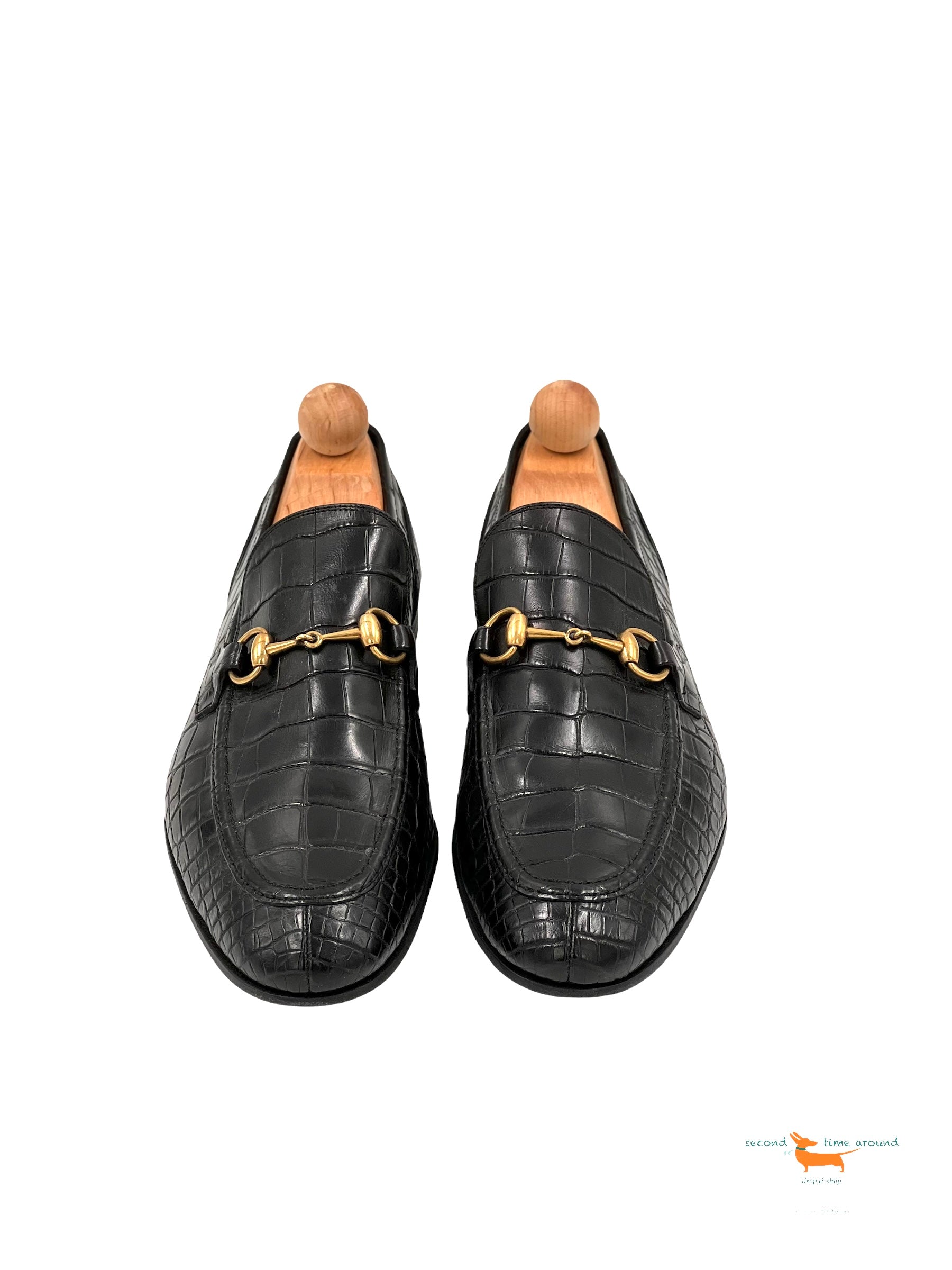 Gucci Jordaan Crocodile loafer