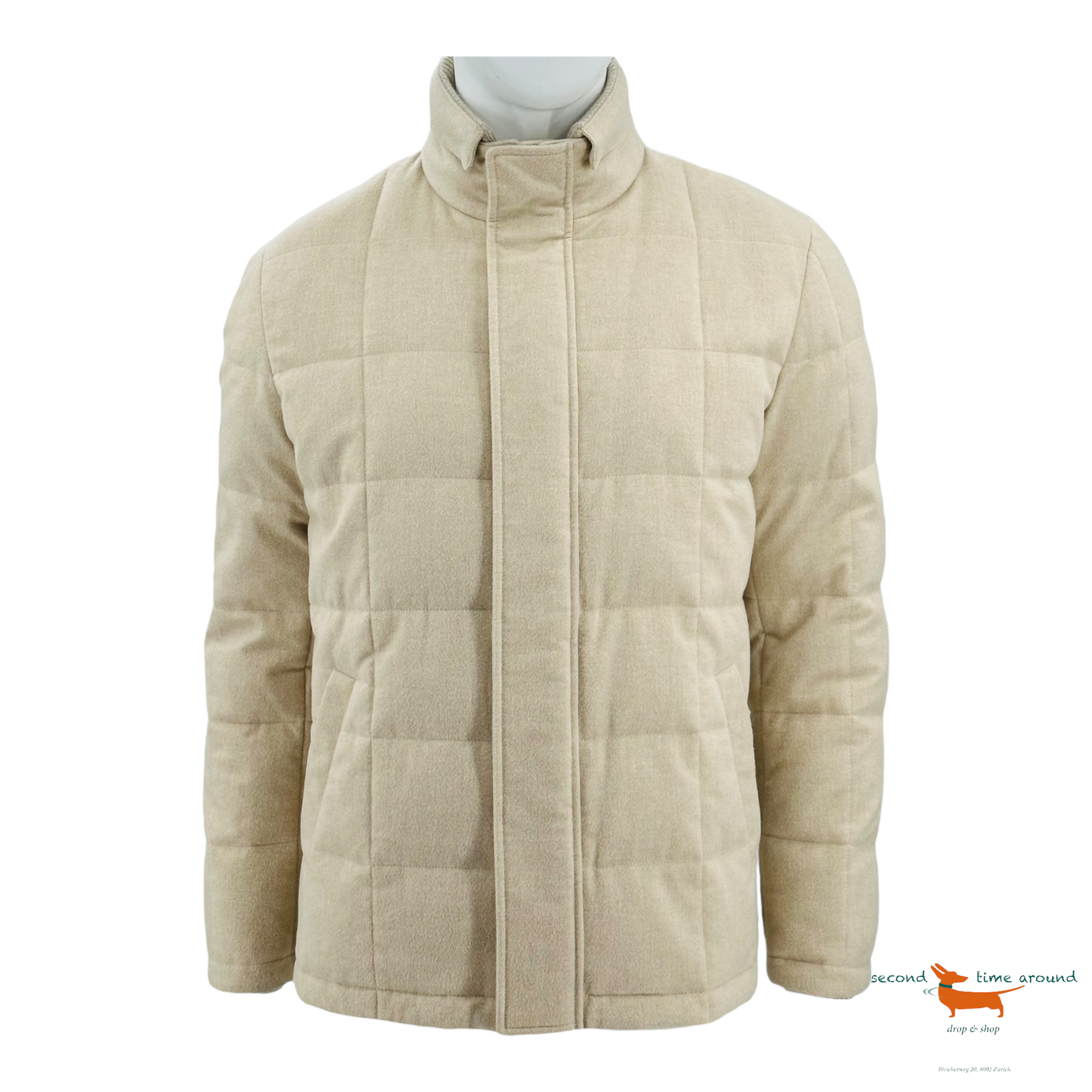 Loro Piana Cashmere Green Storm System Down Jacket