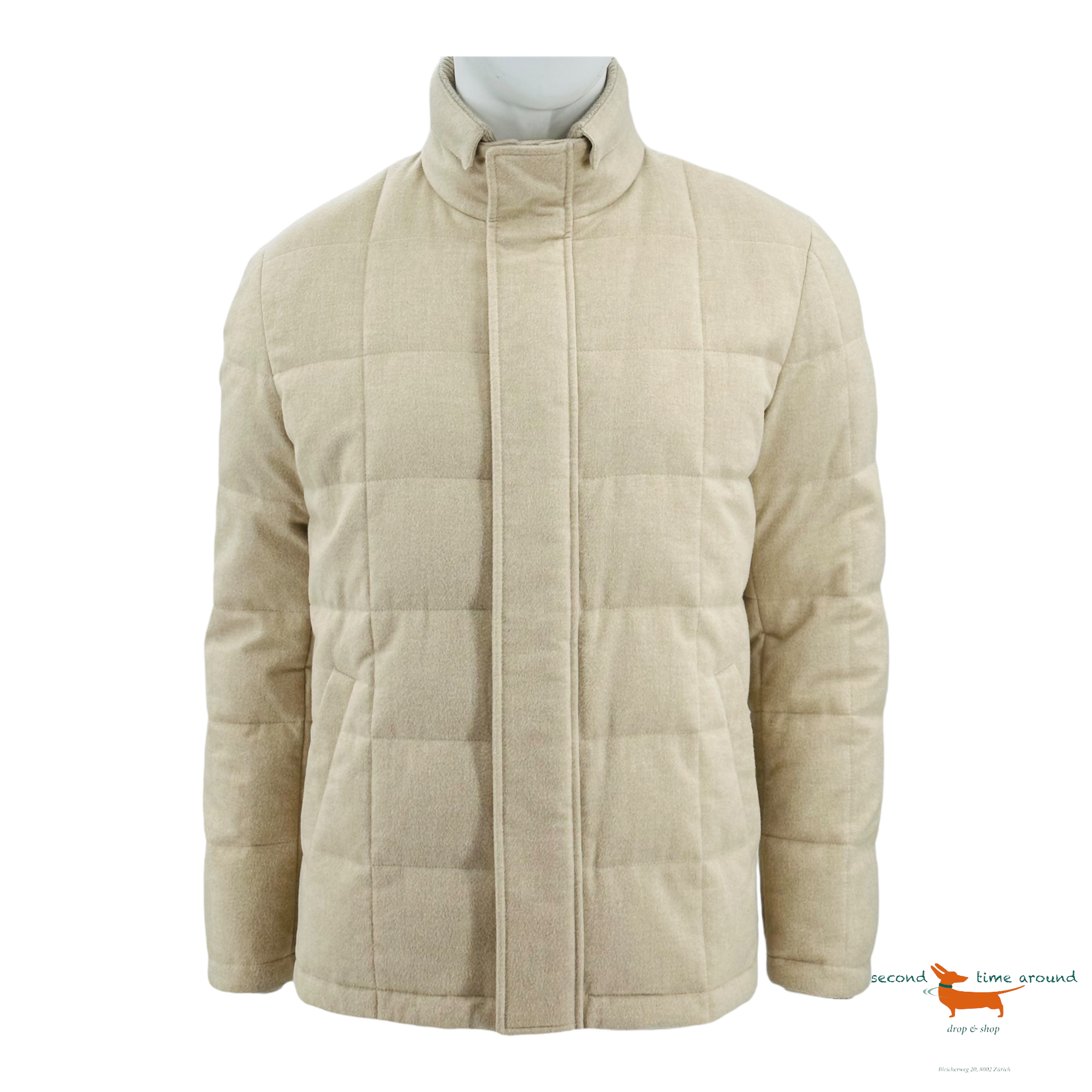 Loro Piana Cashmere Green Storm System Down Jacket