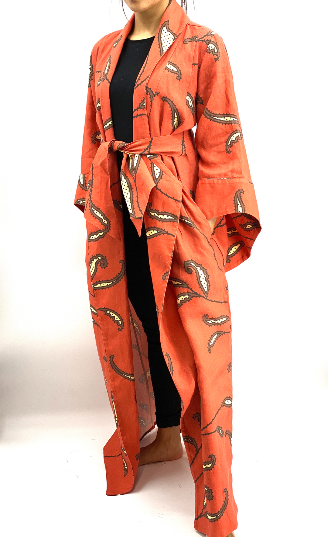 Johanna Ortiz Soul Quest Floral Linen Kimono 👘