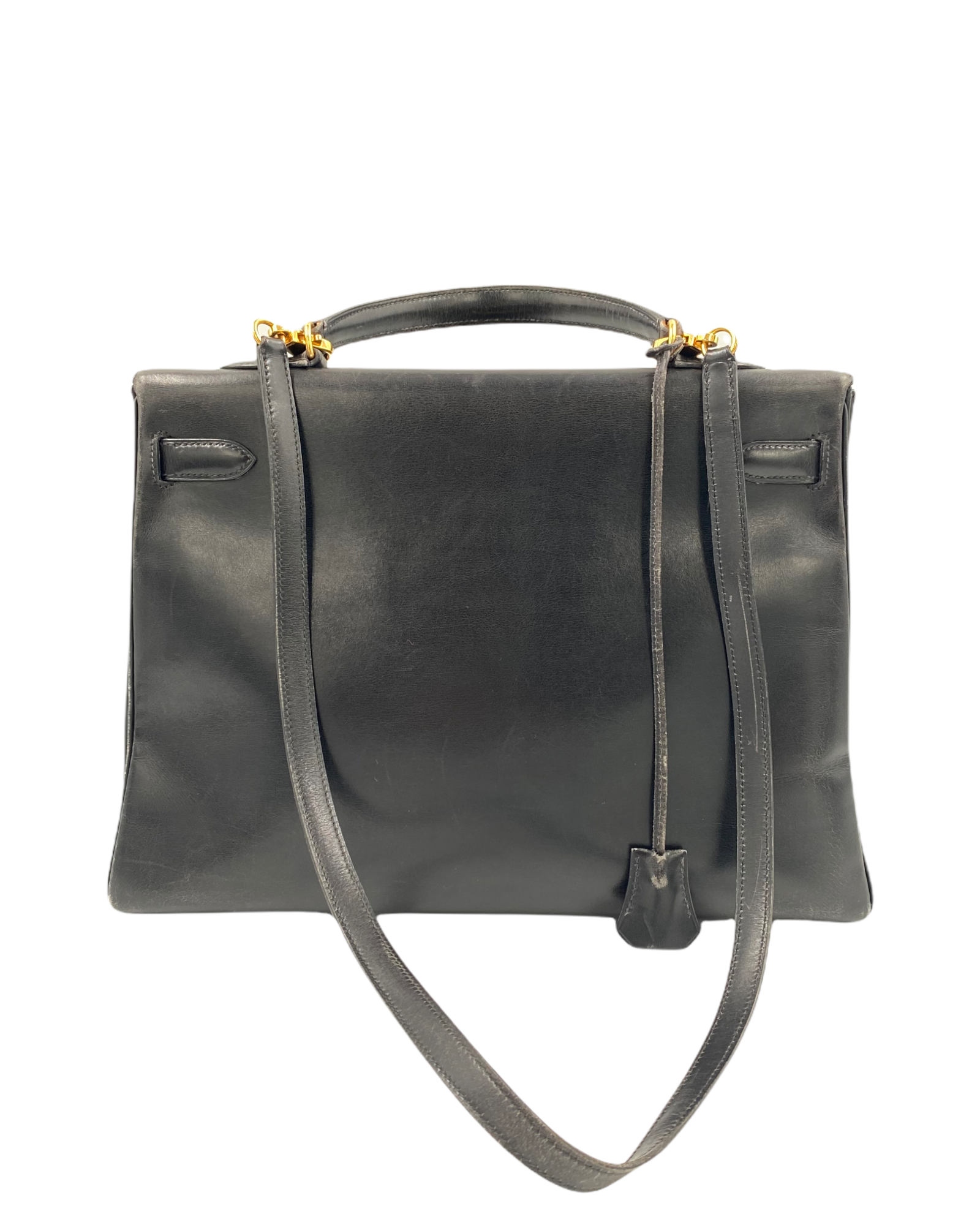 Hermes Kelly Box Leder 35 Bag