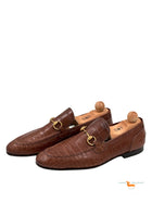 Gucci Jordaan Crocodile Loafer