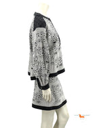 Chanel White Black  Denim Costume