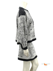 Chanel White Black  Denim Costume