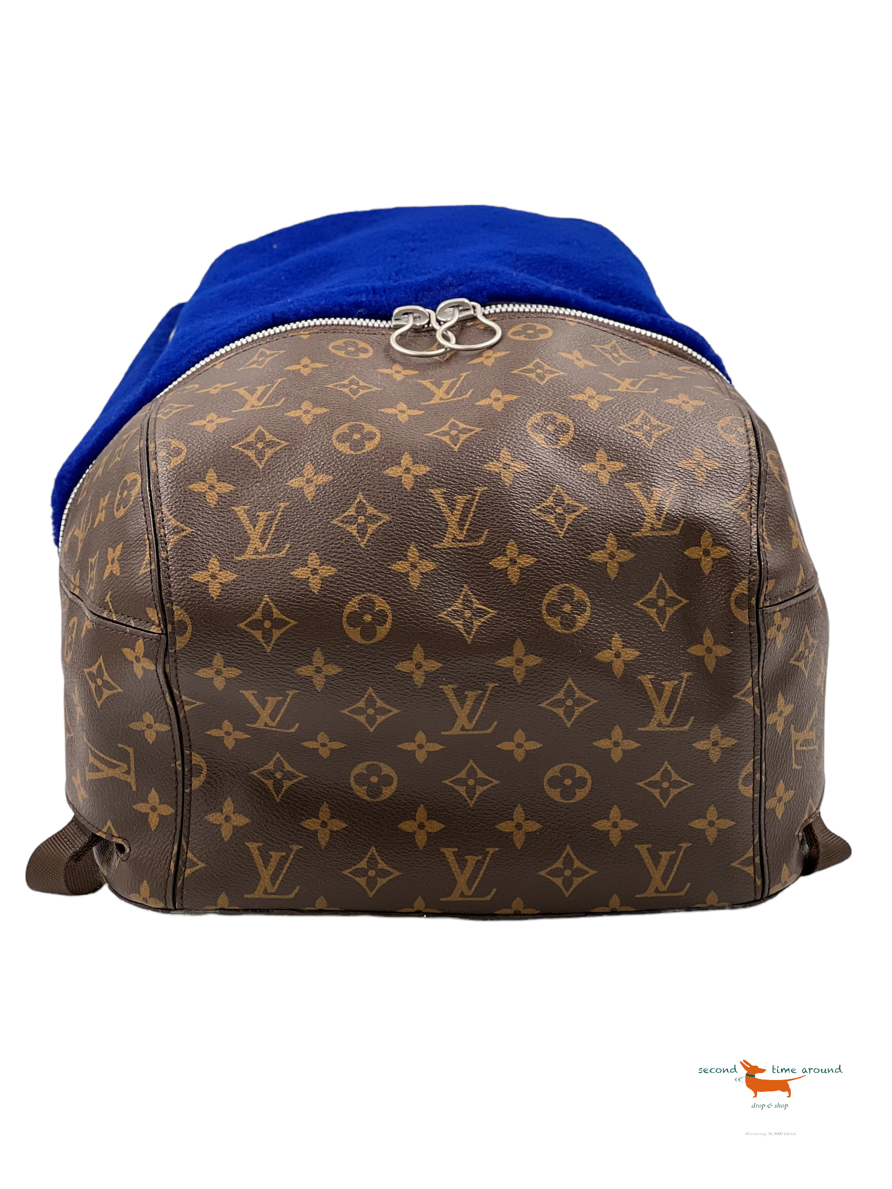 Louis Vuitton Limited Edition Monogram Bleu Fleece Pack Marc Newson Backpack