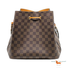Louis Vuitton Neonoe Safran Damier Ébène Canvas Braun Bag