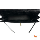 Hermes Kelly 32 Croco with Initials