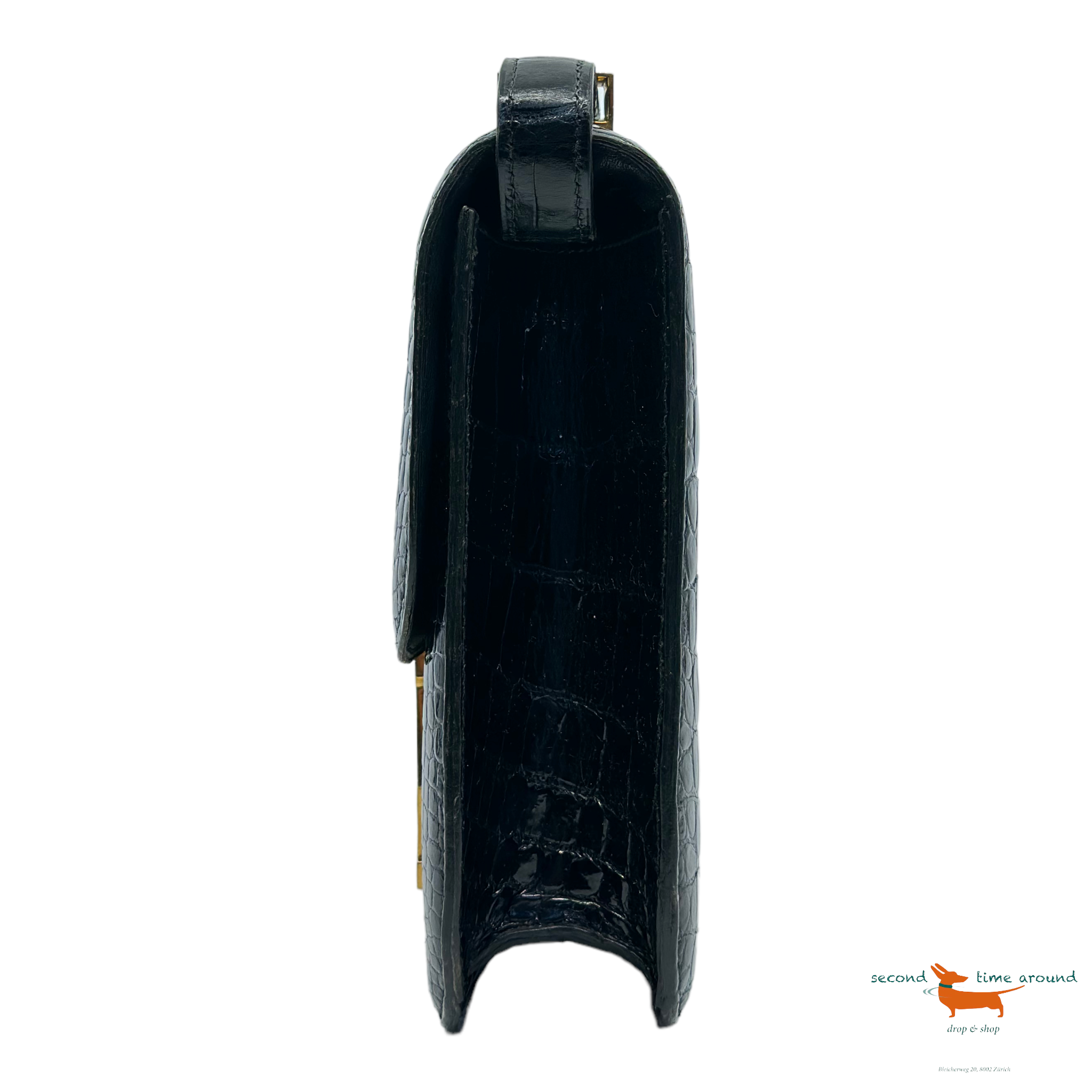 Hermes Crocodile Constance 23 Shoulder Bag