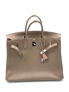 Hermes Birkin Togo Leder Etoupe 40 Cm Bag
