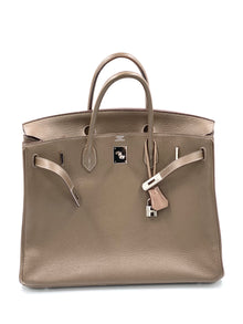 Hermes Birkin Togo Leder Etoupe 40 Cm Bag