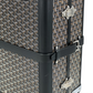 Goyard Black Goyardine Canvas and Leather Bourget Trolley