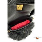 Chanel Mini flap Leather Lambskin Shearling bag