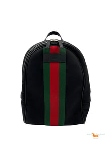 Gucci Black Canvas Backpack