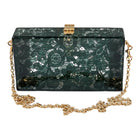 Dolce Gabbana Clutch Dolce Box - plexiglass / lace