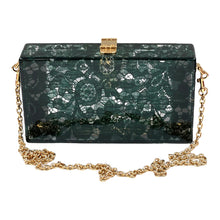 Dolce Gabbana Clutch Dolce Box - plexiglass / lace