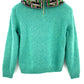 Gucci Embellished Green Ufo Planet Sequin-Collar Sweater
