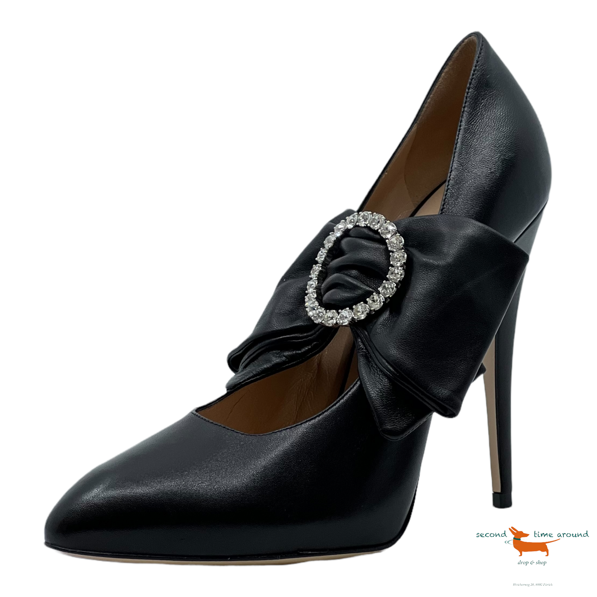 Gucci Nappa Charlotte Pumps