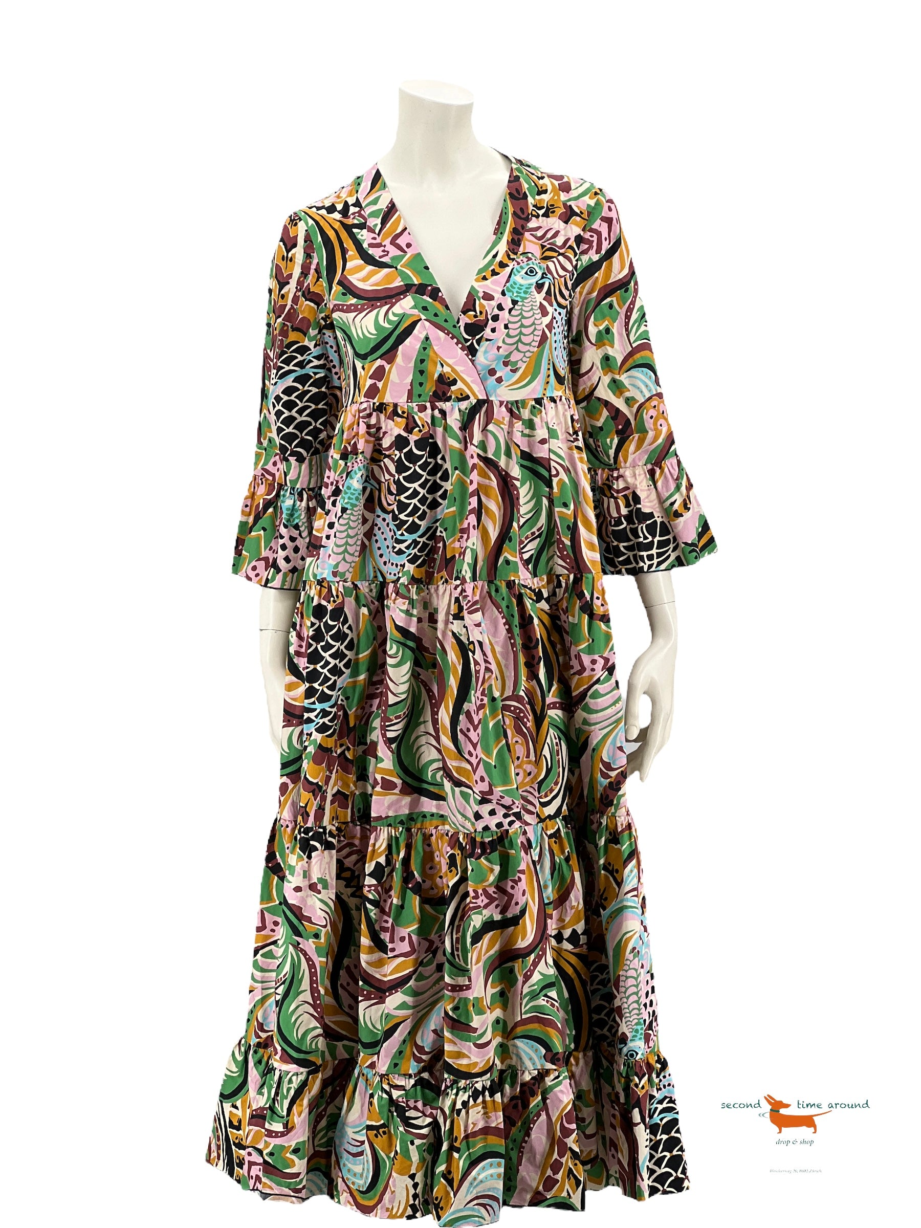 La Double J Long Sleeved Cotton Dress