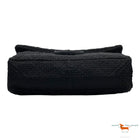 Chanel 2.55 large shoulder bag in black Tweed
