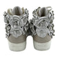 Chanel Velvet CC Logo Camellia Flower Sneakers