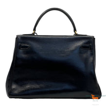 Hermes Kelly 32 Black Boxcalf Bag