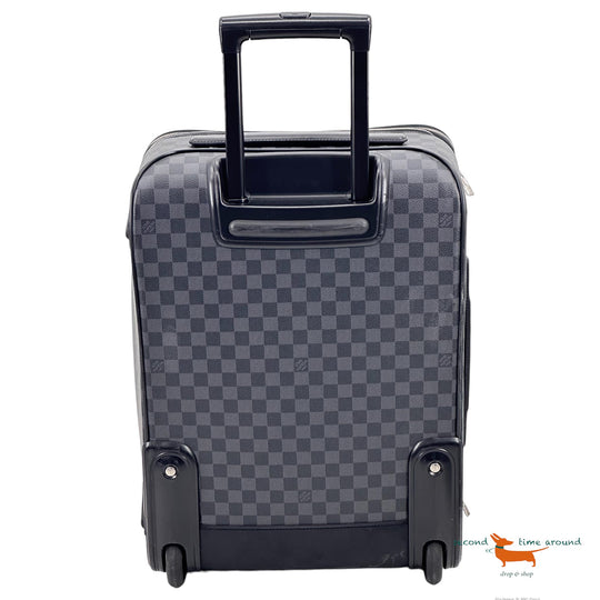 Louis Vuitton Pegase Business Luggage Damier Graphite 55 Trolley