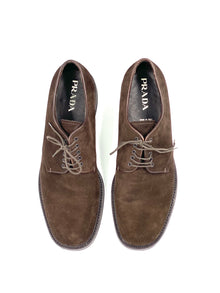 Prada Suede Derby Shoes