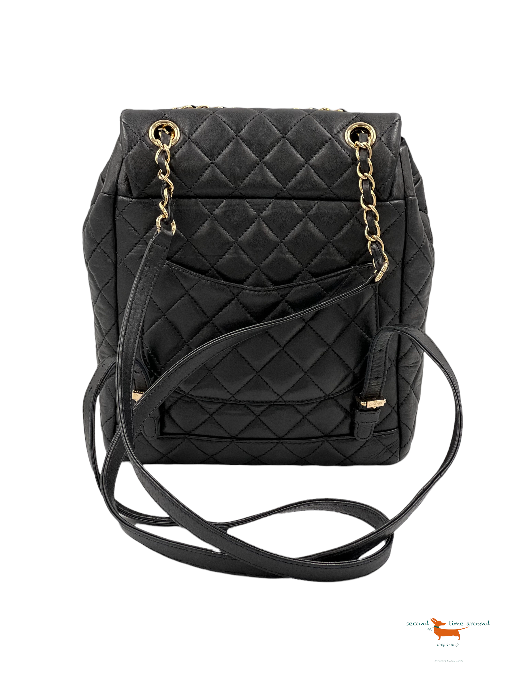 Chanel Lambskin Quilted Urban Spirit Backpack