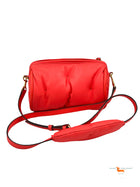 Anya Hindmarch Salmon Leather Chubby Barrel Crossbody Bag