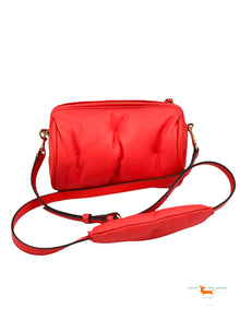 Anya Hindmarch Salmon Leather Chubby Barrel Crossbody Bag