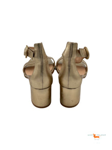 Gianvito Rossi Versilia 60 Gold Sandals