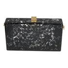 Dolce Gabbana Clutch Dolce Box - plexiglass / lace