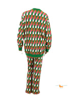 La Double J Cardigan & Pants  Jacquard-Knit in a Cotton Mix